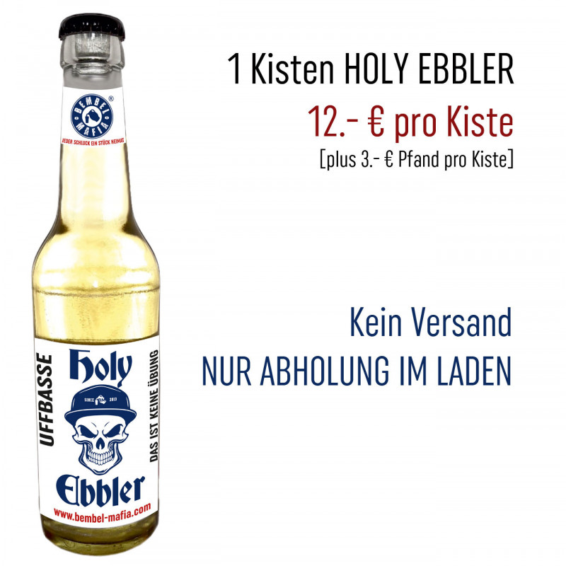 Holy Ebbler / 1 Kiste / 12 x 0,33 l Flaschen / inkl. Pfand